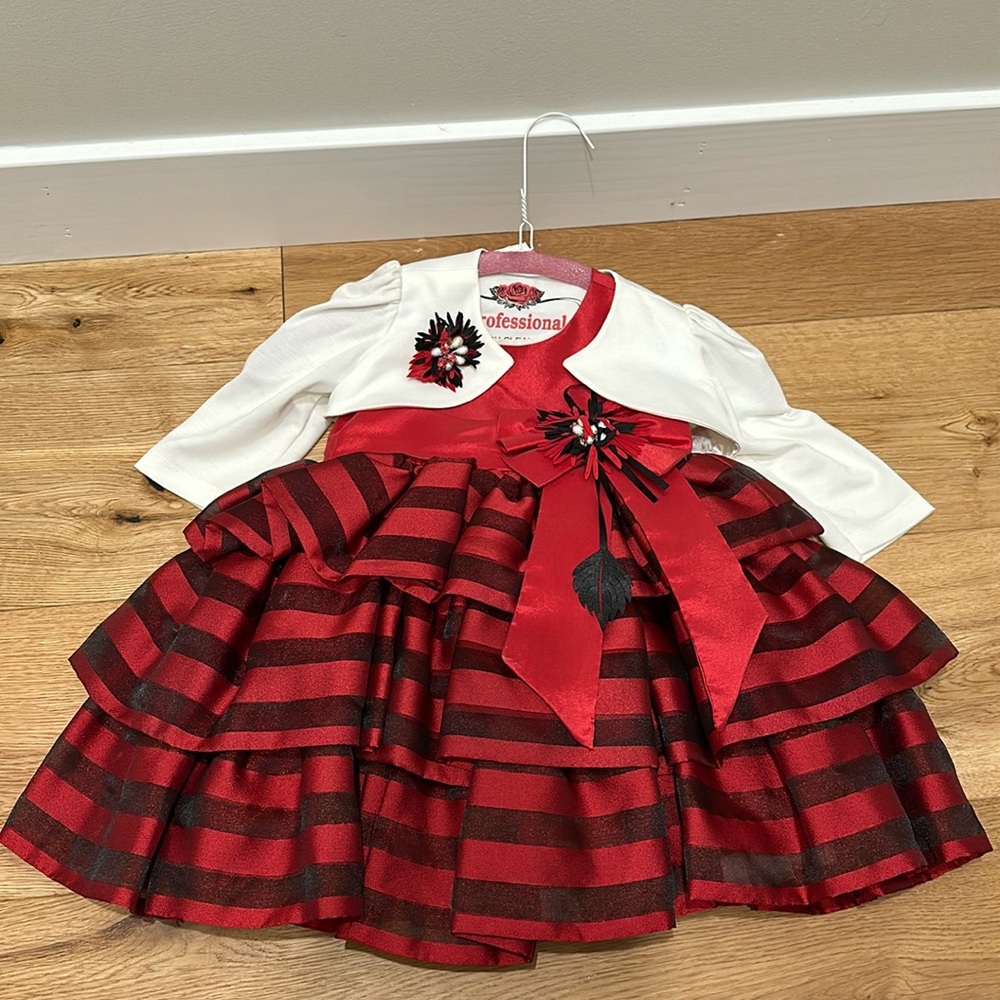 Girls dress and bolero jacket/shrug